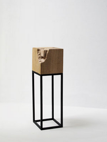 Nina Beier, Non Finito Series, Wood, metal, 20 x 20 cm, 2009